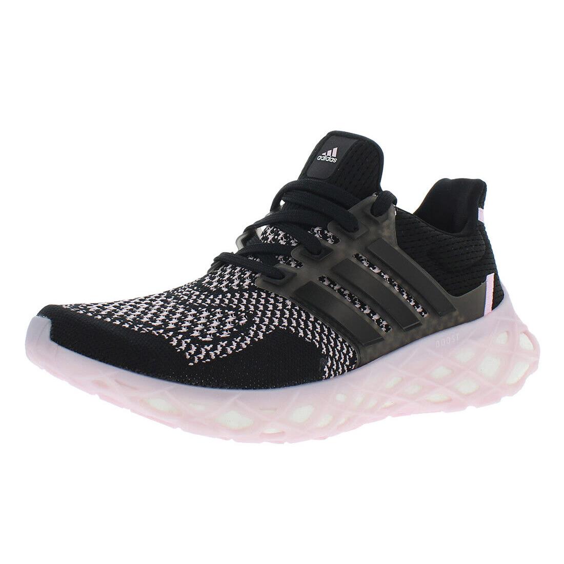 Adidas Ultraboost Dna Web GS Girls Shoes - Core Black/Core Black/Clear Pink, Main: Black