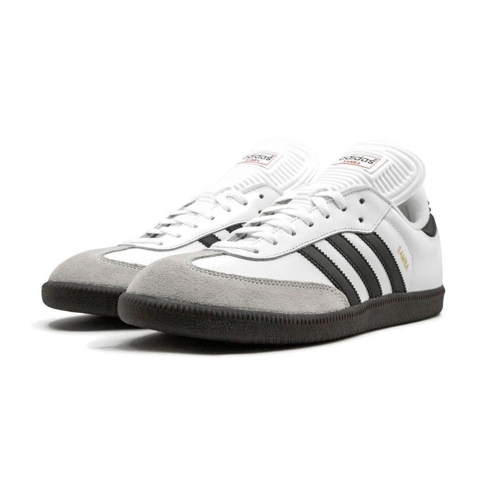 Men`s Adidas Samba Classic Sneakers 772109 Run White/black/run White - White