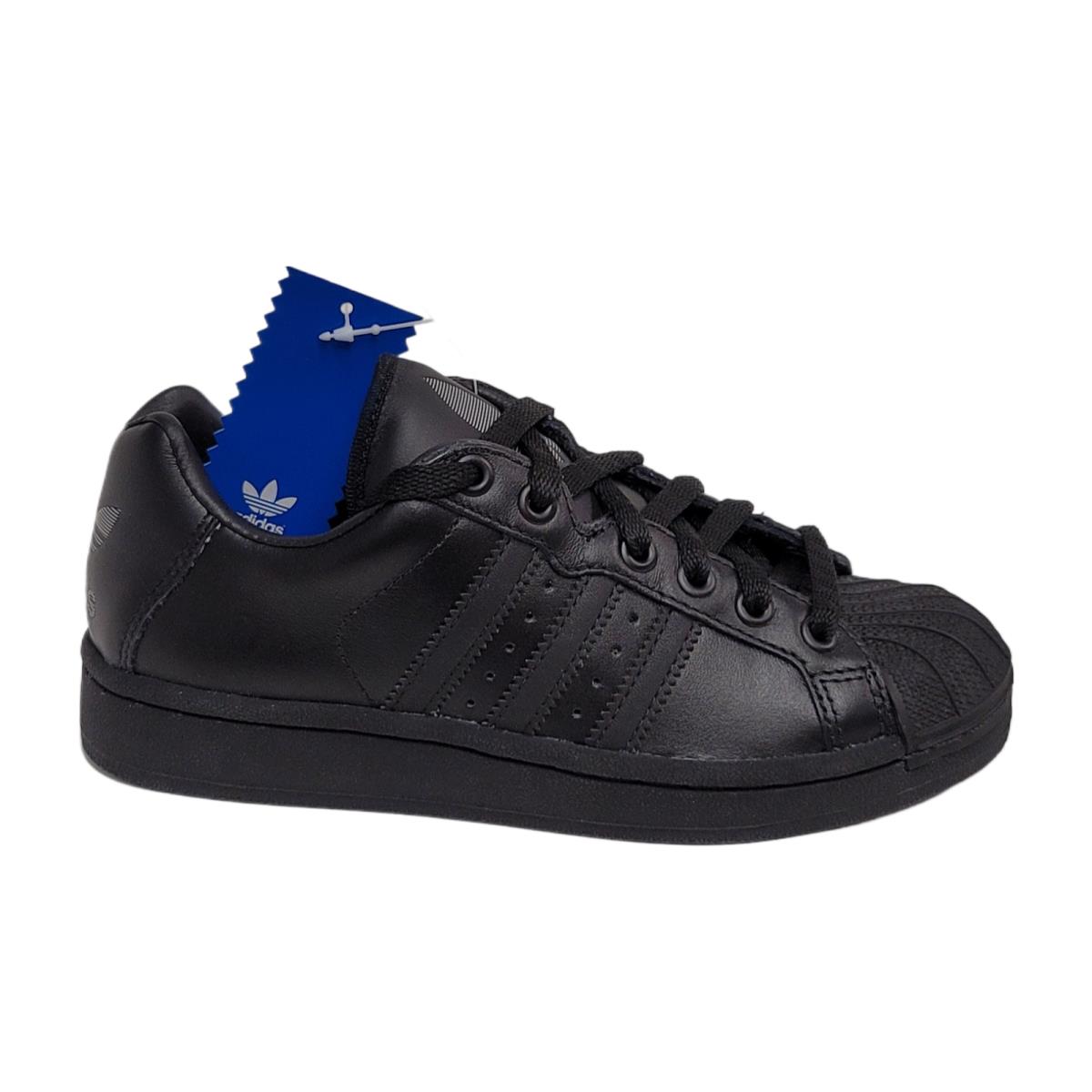 Adidas Men Lifestyle Ultrastar Leather Sneaker Black / Silver Metallic 011387