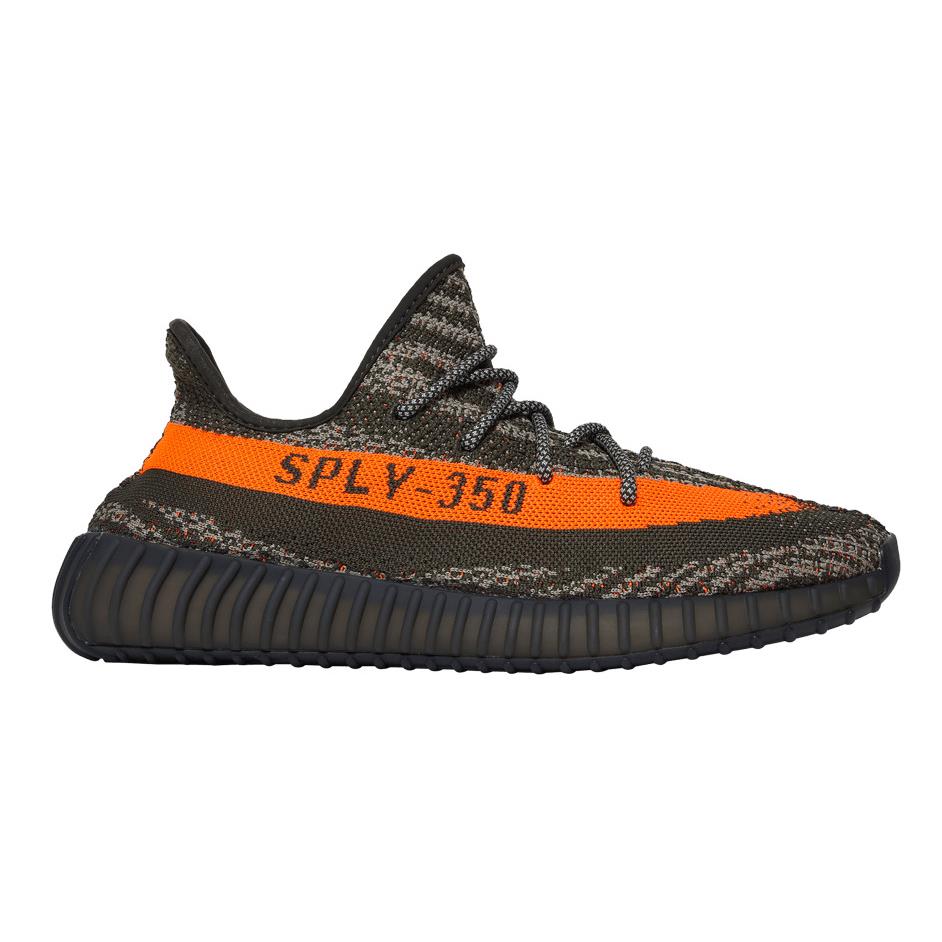 Men`s Adidas Yeezy Boost 350 V2 `carbon Beluga` HQ7045 - Carbon Beluga/Carbon Beluga/Carbon Beluga