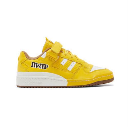 Adidas Men`s M M`s Brand Forum Low 84 GY6317 Yellow/white SZ 7-15 - Yellow/White