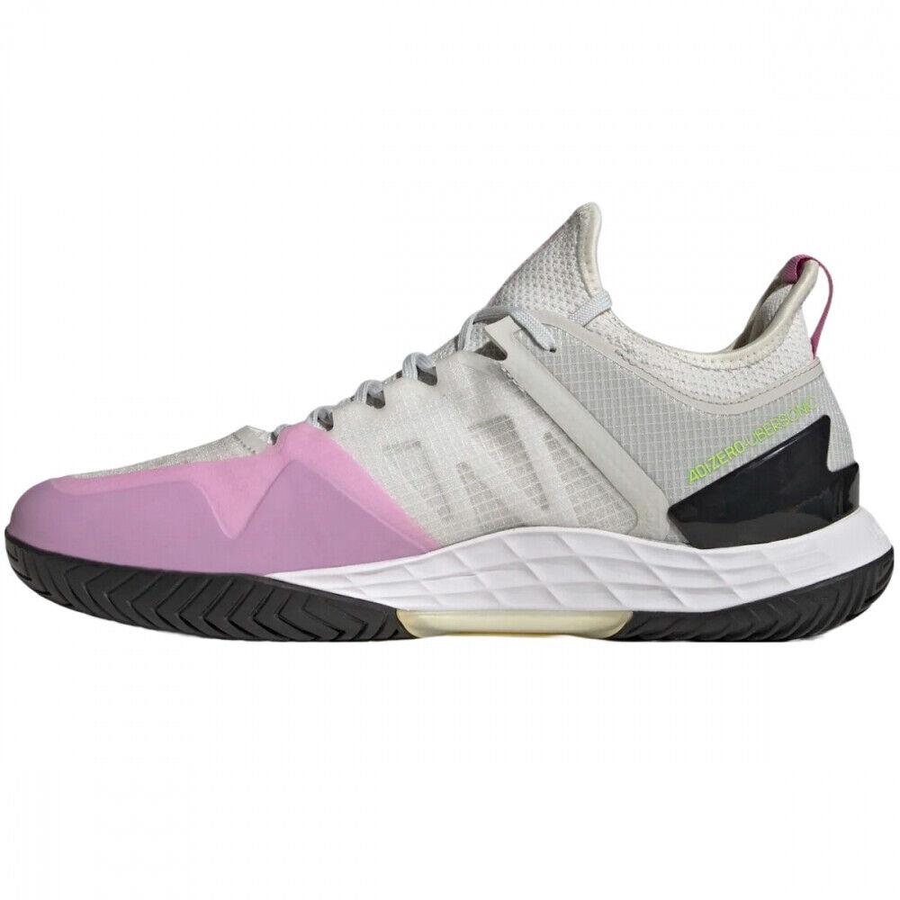 Adidas Mens Adizero Ubersonic 4 `crystal White Pulse Lilac` Sneakers hr1915