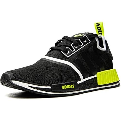 Adidas Originals Men`s NMD_R1 GV7183 Sneaker 11 11.5 Size - Black/Solar Yellow/White