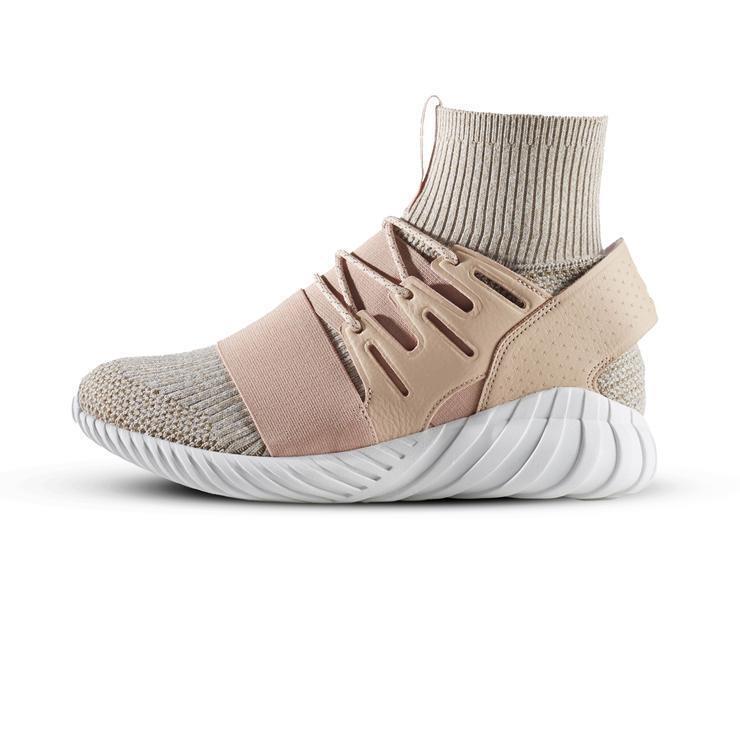 BB2390 Mens Adidas Originals Tubular Doom Primeknit - Wool Pale Beige - Beige