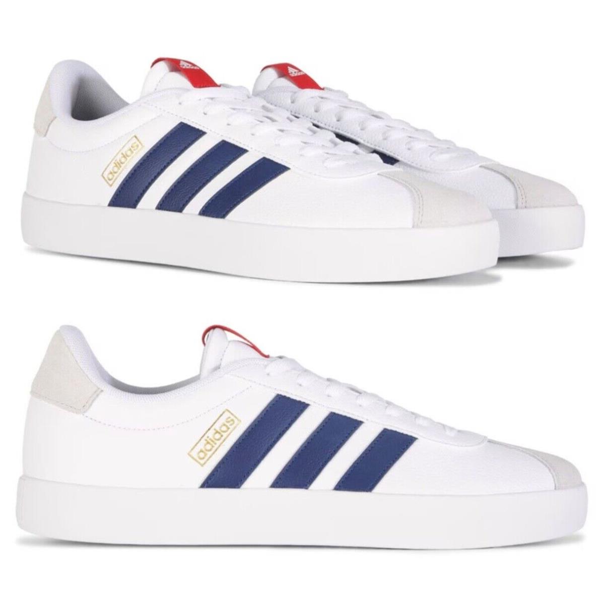 Adidas Retro Shoes Classic Mens Athletic Sneaker Casual White Blue All Sizes