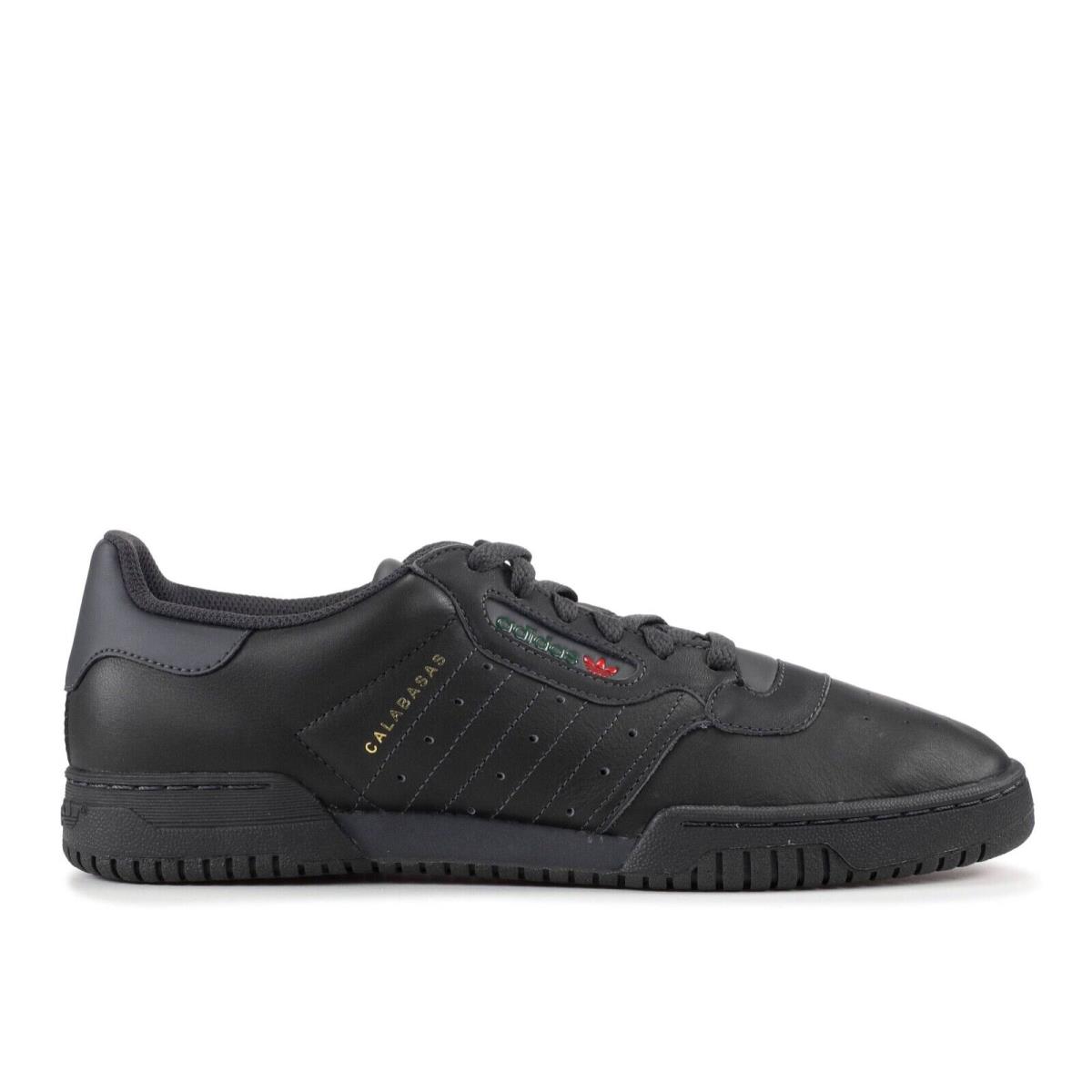 Men`s Adidas Yeezy Powerphase Athletic Fashion Sneakers CG6420 - Black
