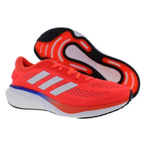 Adidas Supernova 2 Mens Shoes - Solar Red/Footwear White/Lucid Blue, Main: Red