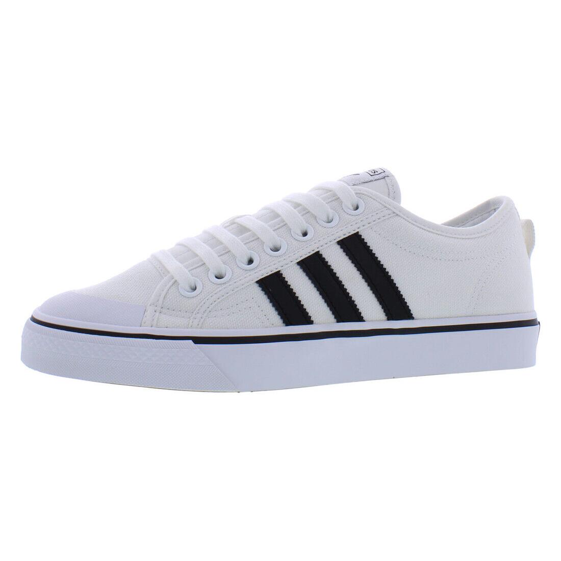 Adidas Nizza Mens Shoes - White/Black, Main: White