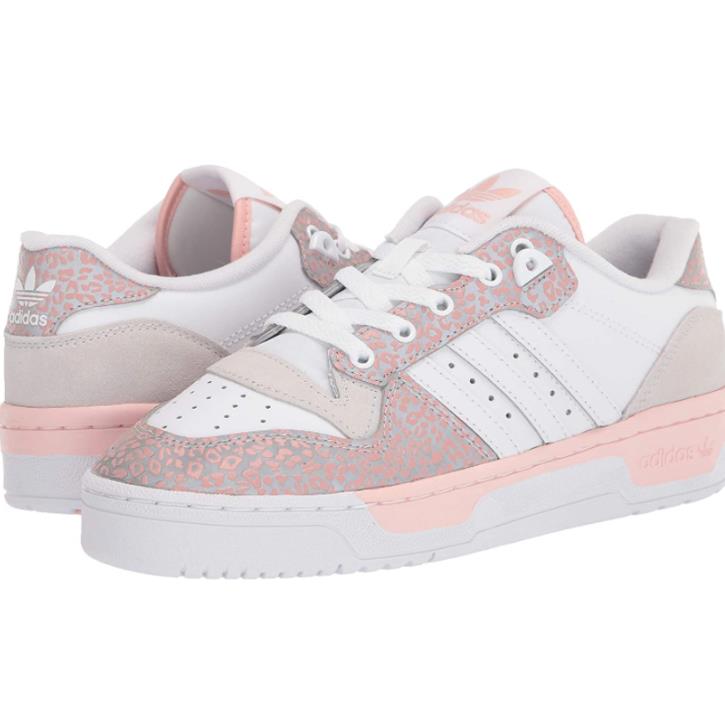 Adidas Originals Women`s Rivalry Low Sneaker White/vapour Pink/grey 11 M US