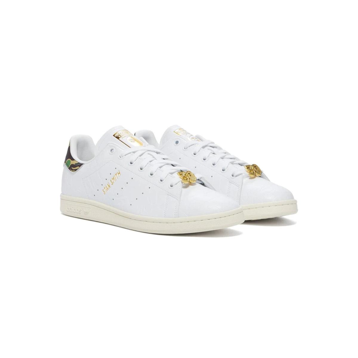 Bape x Adidas Stan Smith US Size 9.5 30th Anniversary Color White In Hand