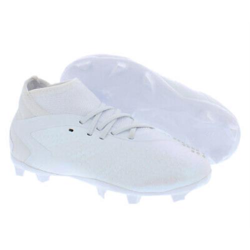 Adidas Predator Accuracy.1 FG GS Girls Shoes Size 10.5 Color: White - White, Main: White