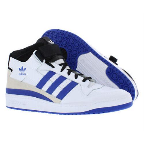Adidas Forum Mid Mens Shoes Size 13 Color: White/core Black/royal