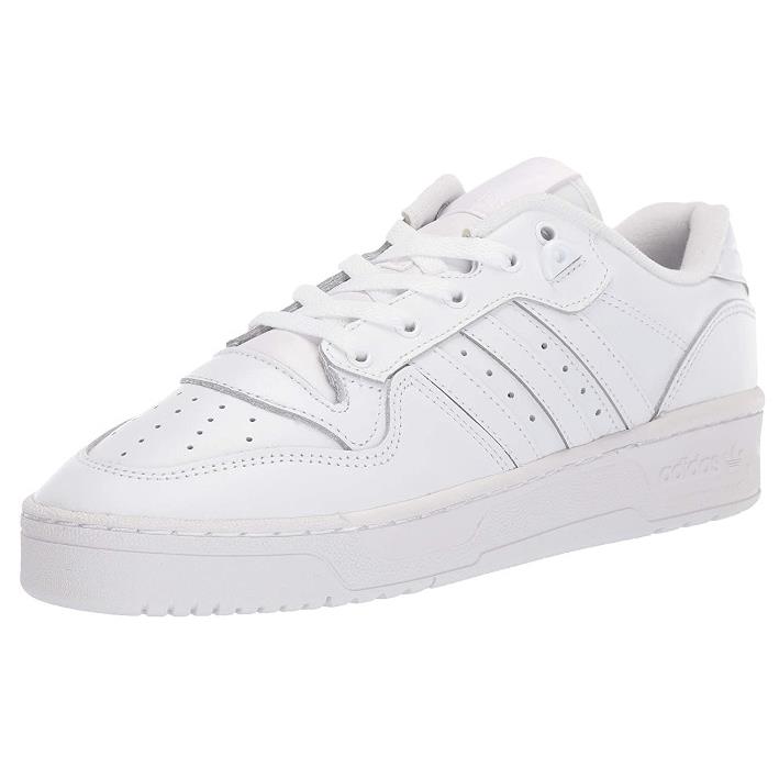 Adidas Originals Men`s Rivalry Low Snkr White/ White/core Black 12.5 M US - White/White/Core Black