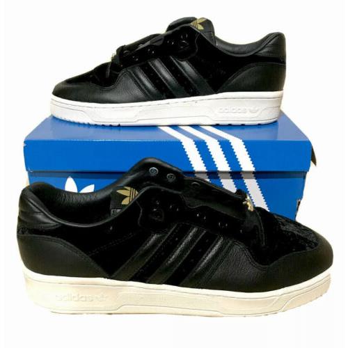 Adidas Rivalry US Size 10.5 Mens Sneakers Black Gold Limited