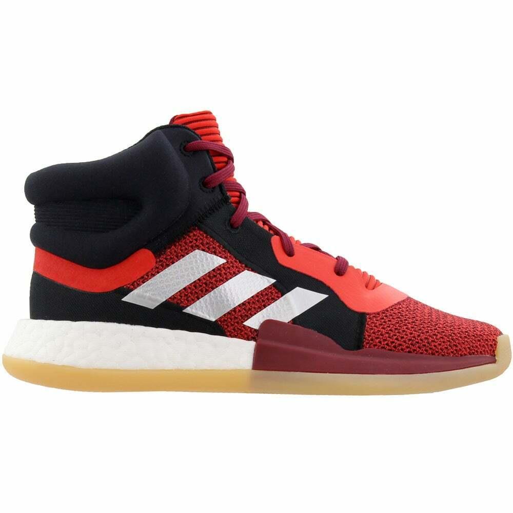 Adidas Marquee Boost Big Kids/mens 3.5 Collegiate Burgundy BB9319 - Collegiate Burgundy / Footwear White, Manufacturer: Collegiate Burgundy / Footwear White