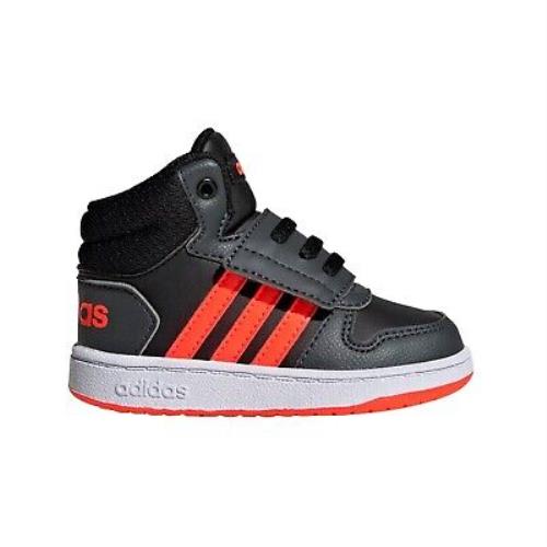 Adidas Hoops Mid 2.0 Toddlers Style : Gz7780 - GREY/BLACK/RED