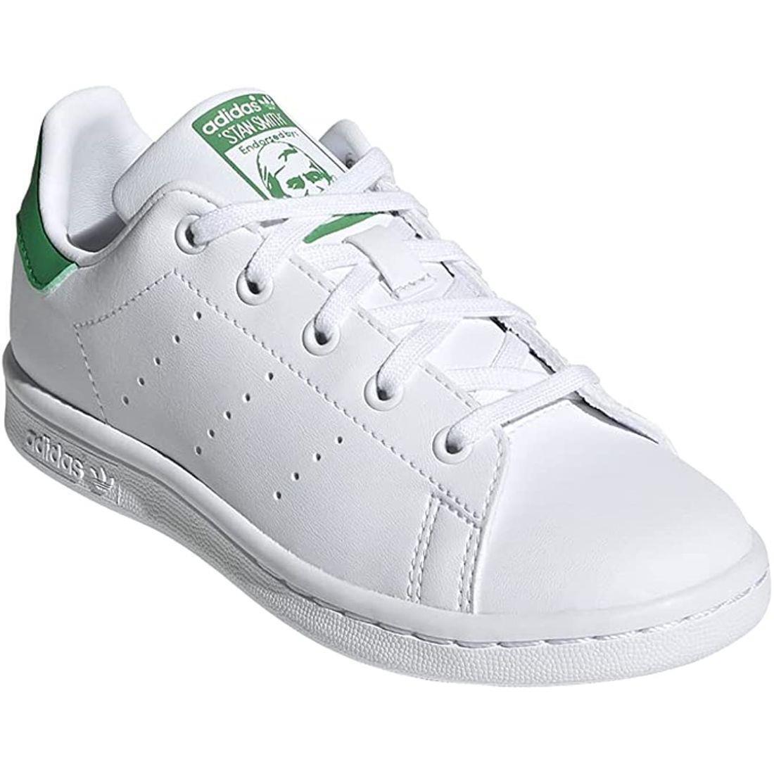 Adidas Originals Unisex-child Stan Smith Sneaker Size 2 - White