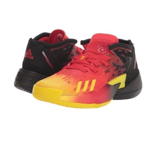 Adidas Size 4 D.o.n. Issue 4 Dash Youth Kid HR1786 Red Yellow Pixar Incredibles