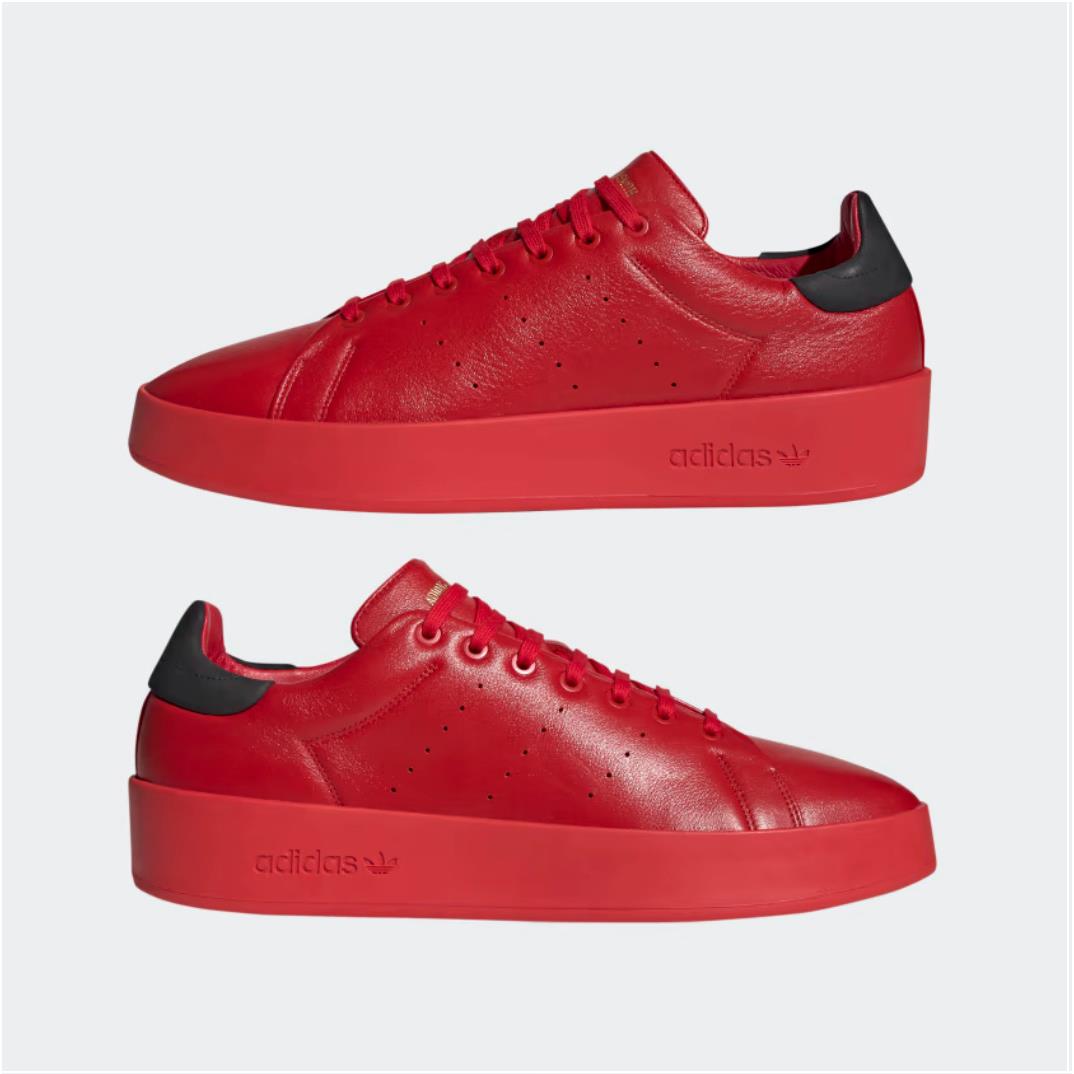 Adidas Stan Smith Recon Low Premium Leather Red Better Scarlet Core Black H06183 - Red