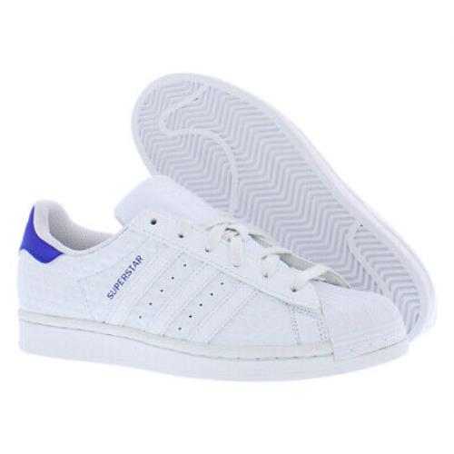 Adidas Superstar Womens Shoes Size 6.5 Color: Cloud White/lucid Blue