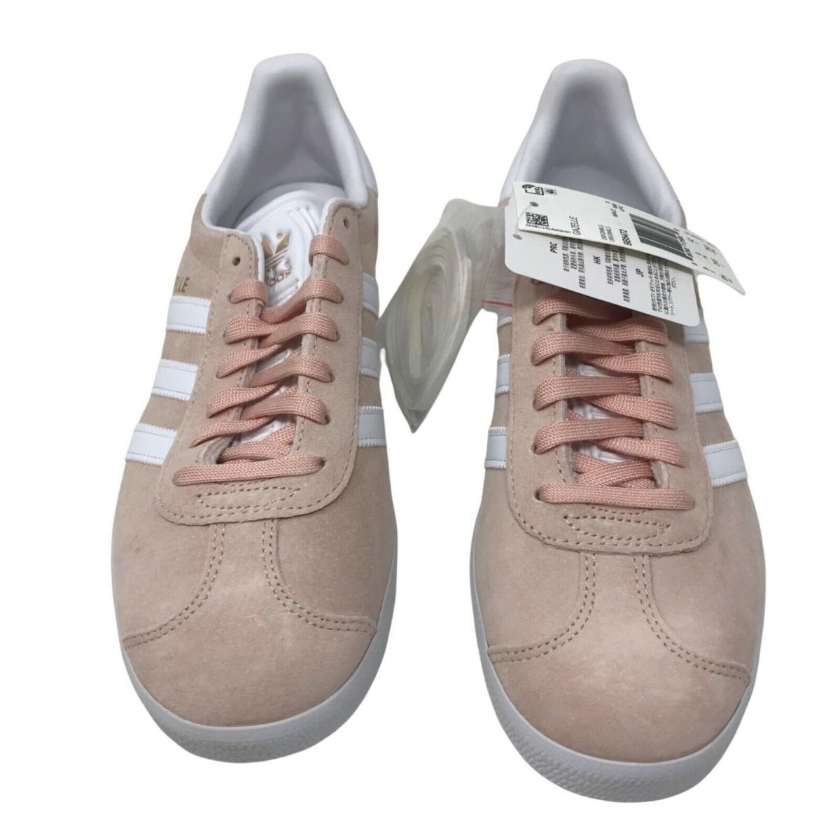 Adidas Men`s Gazelle Sneakers Size 9 - Pink/White
