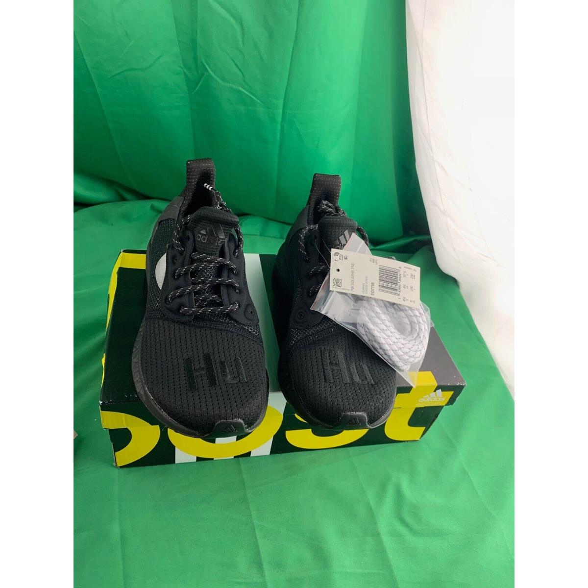 Adidas Pharrell PW Solarhu Prd EG7788 Size 5 Black EG7788