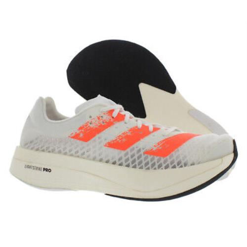 Adidas Adizero Adios Pro Mens Shoes Size 5 Color: Cloud White/signal - Cloud White/Signal Coral/Core Black, Main: White