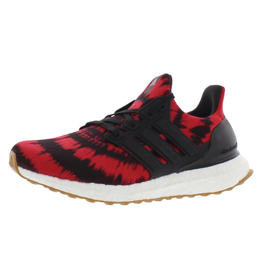 Adidas Ultraboost Nk Boys Shoes Size 5 Color: Red Tie Dye/black/white