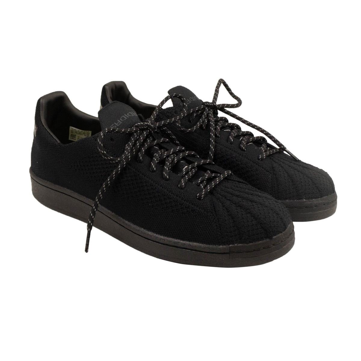 Adidas Black PW Superstar PK Sneakers Size 10.5/43.5 - Black