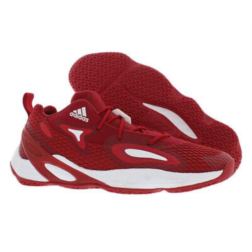 Adidas SM Exhibit A Unisex Shoes Size 14 Color: Red/white - Red/White, Main: Red