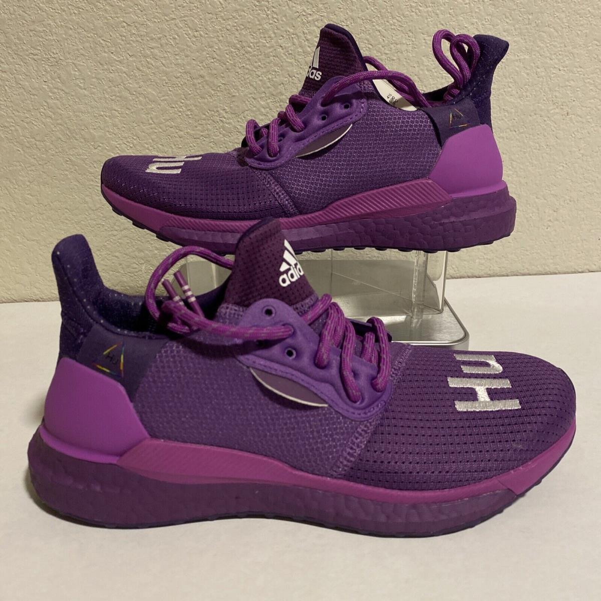 Adidas Pharrell Williams X Solar Hu Glide Purple EG7770 Men s 5 / Women s 6