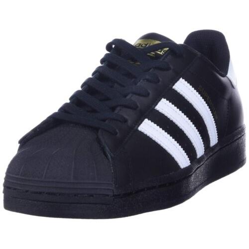 Adidas Originals Men`s Superstar Shoe Running Core Black/white Size 11 M