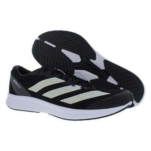 Adidas Adizero RC 5 Unisex Shoes Size 12.5 Color: Core Black/zero - Core Black/Zero Metallic/Carbon, Main: Black