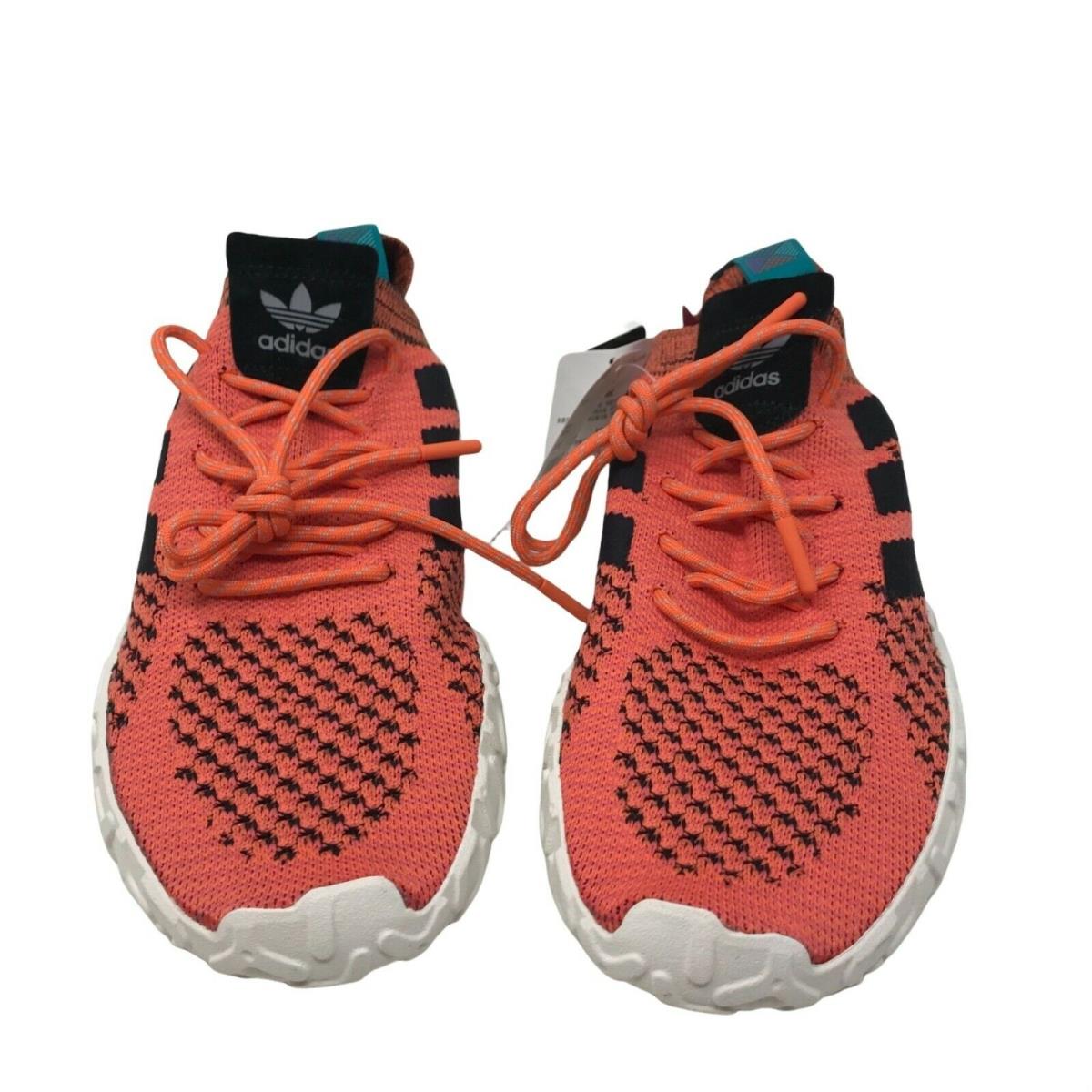 Adidas Men`s F/22 Primeknit Sneaker Size 8.5 - Orange/White