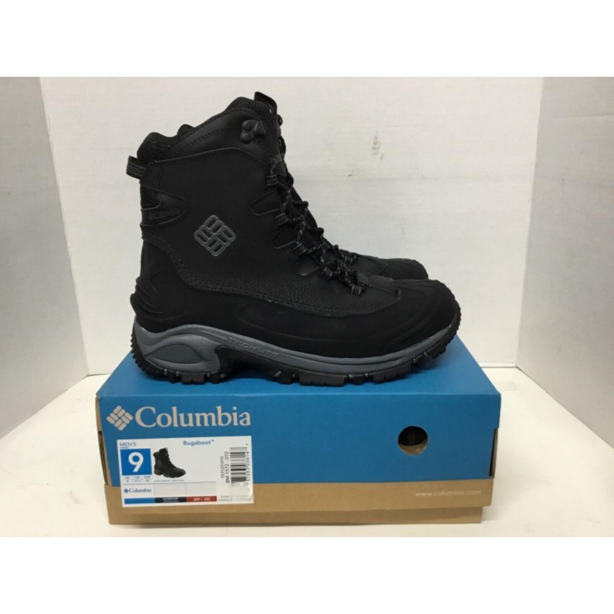 Columbia Bugaboot Mens Waterproof/insulated Boot BM 1572-010 Black Vintage