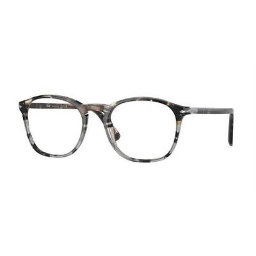 Persol PO3007VM 1159 Tortoise Brown Tortoise Grey Transp 52 mm Men`s Eyeglasses