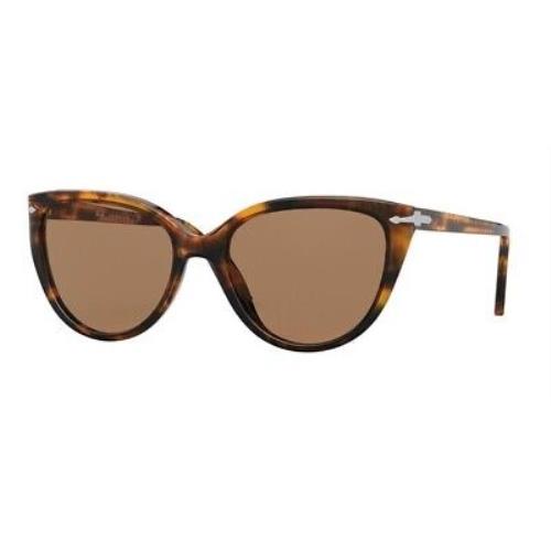 Persol PO3251S 108 53 Caffe` Brown 55 mm Women`s Sunglasses