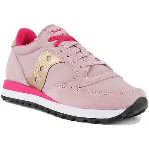 Saucony Jazz Womens Lace Up 80s Retro Sneakers In Pink Size US 5 - 11