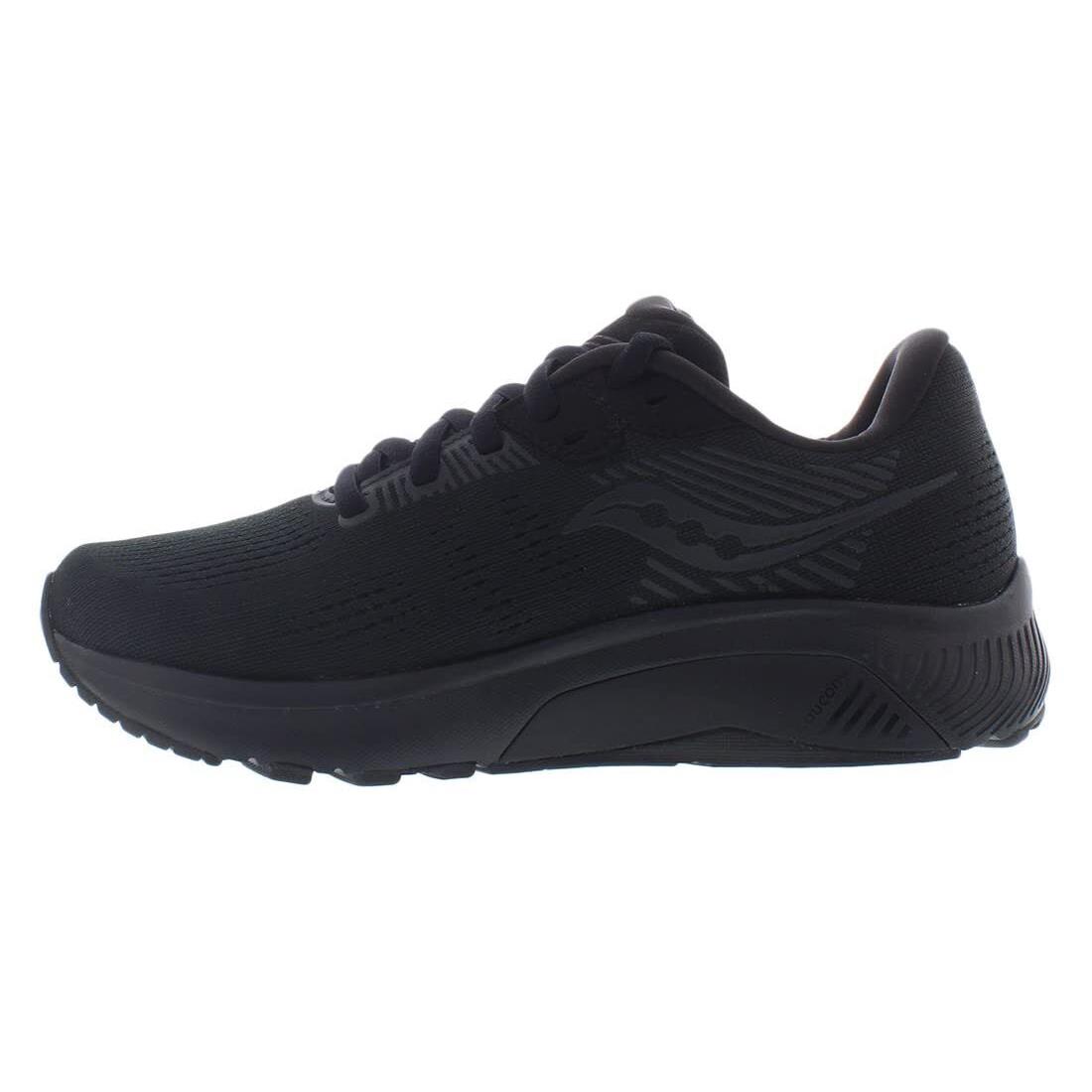 Saucony Women`s Guide 14 Running Shoe T Sz_11_Black/Black/Black - Black/Black/Black