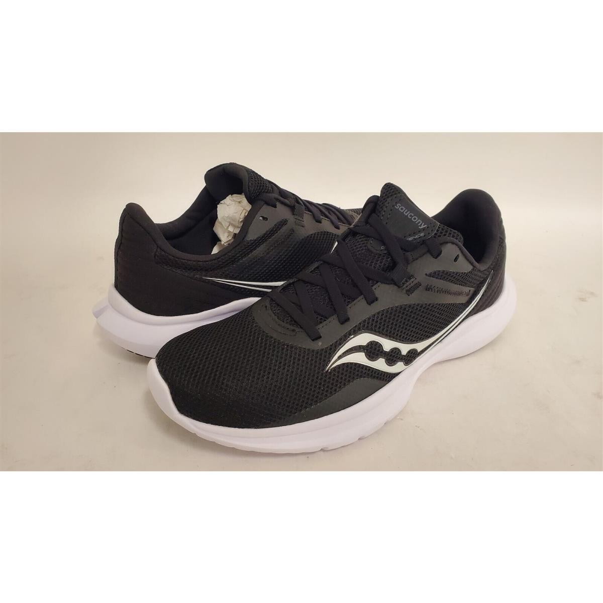 Saucony Men`s Convergence Running Sneaker Shoes Black/white 7.5 M US