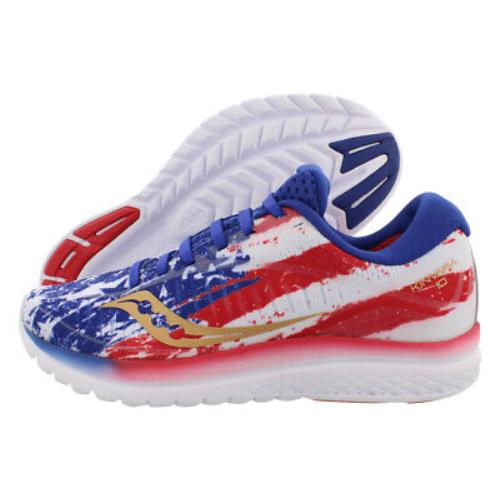 Saucony Kinvara 10 Womens Shoes Size 11.5 Color: Red/white/blue