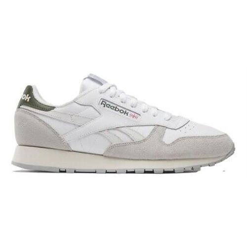 Reebok Men`s Classic Leather White Fashion Sneakers - IE4860