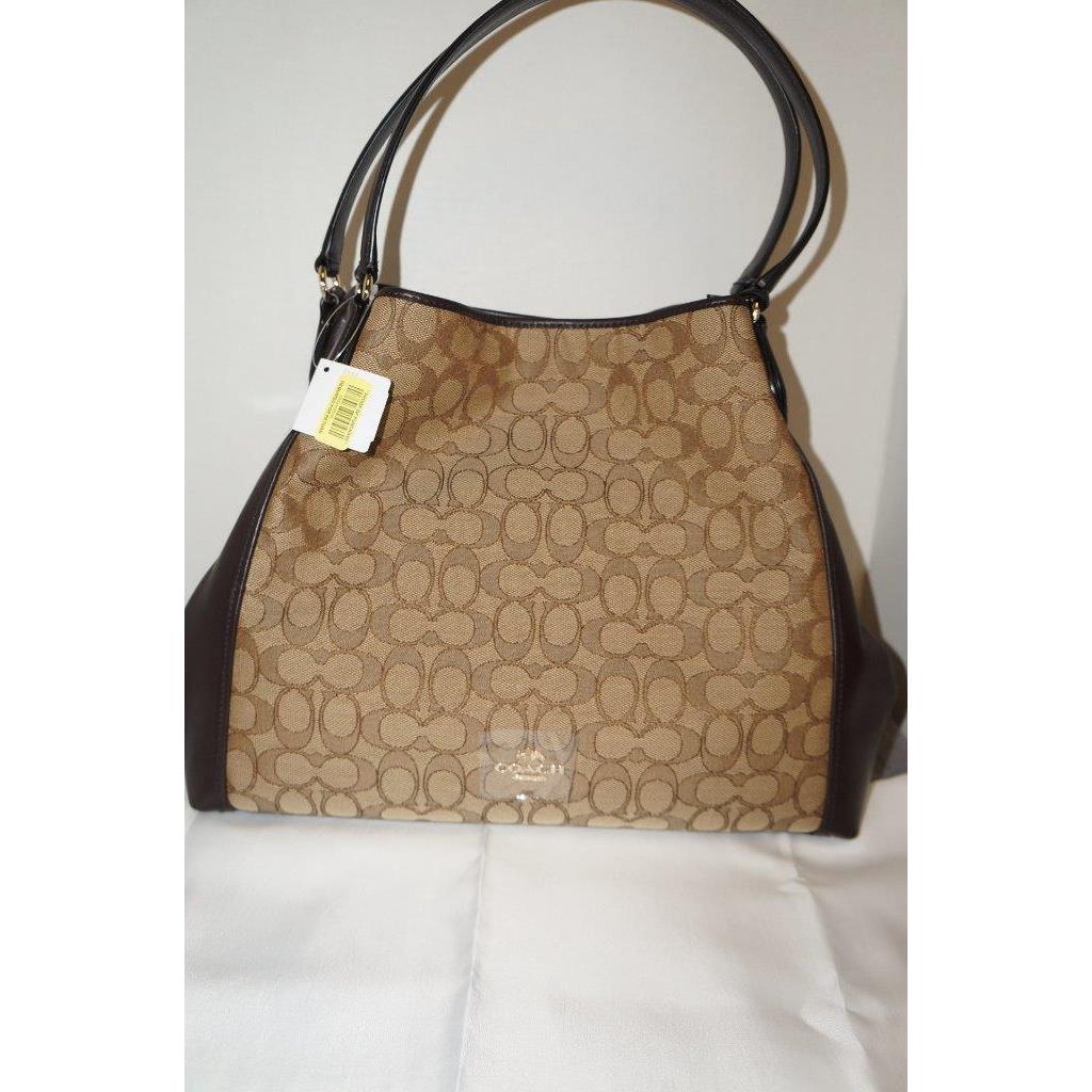 light brown coach bag