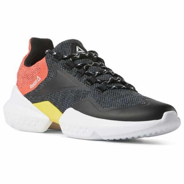 Men`s Reebok Split Fuel `yellow` Athletic Fashion Sneakers DV5450 - Multicolor