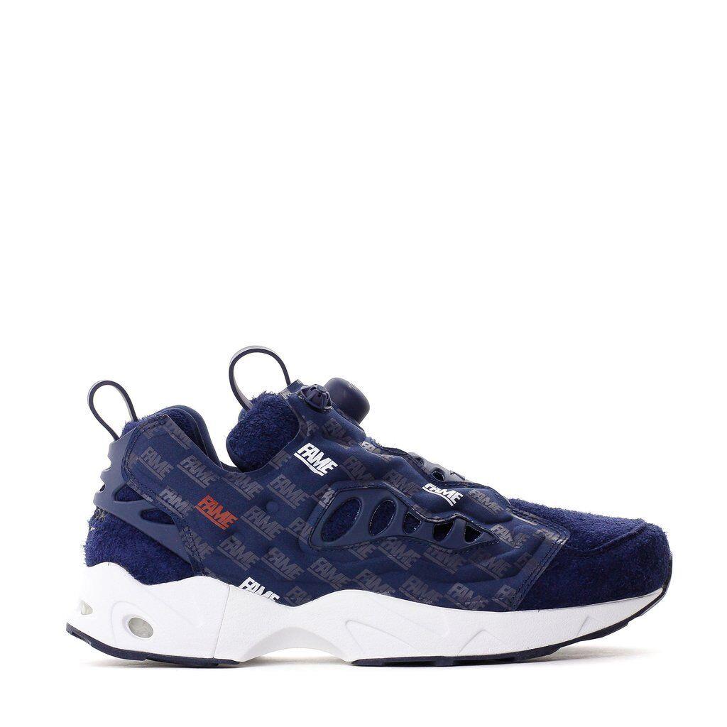 Men`s Reebok Insta Pump Fury Road Hall Of Fame Limited Release BD1424 Navy Blue - Navy Blue/White