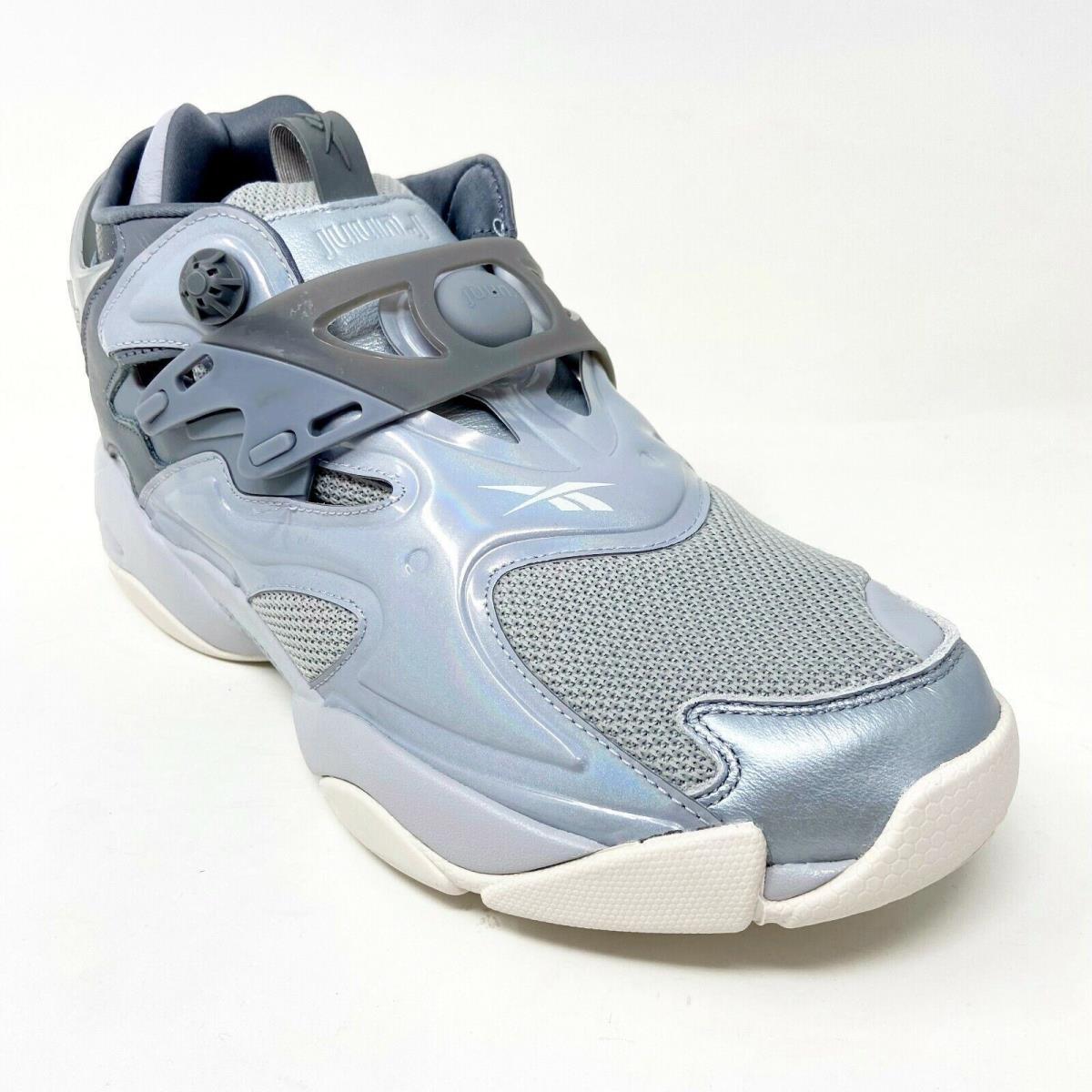 Reebok x Junn J Pump Court Cold Grey Metallic Mens Basketball Sneakers H69060