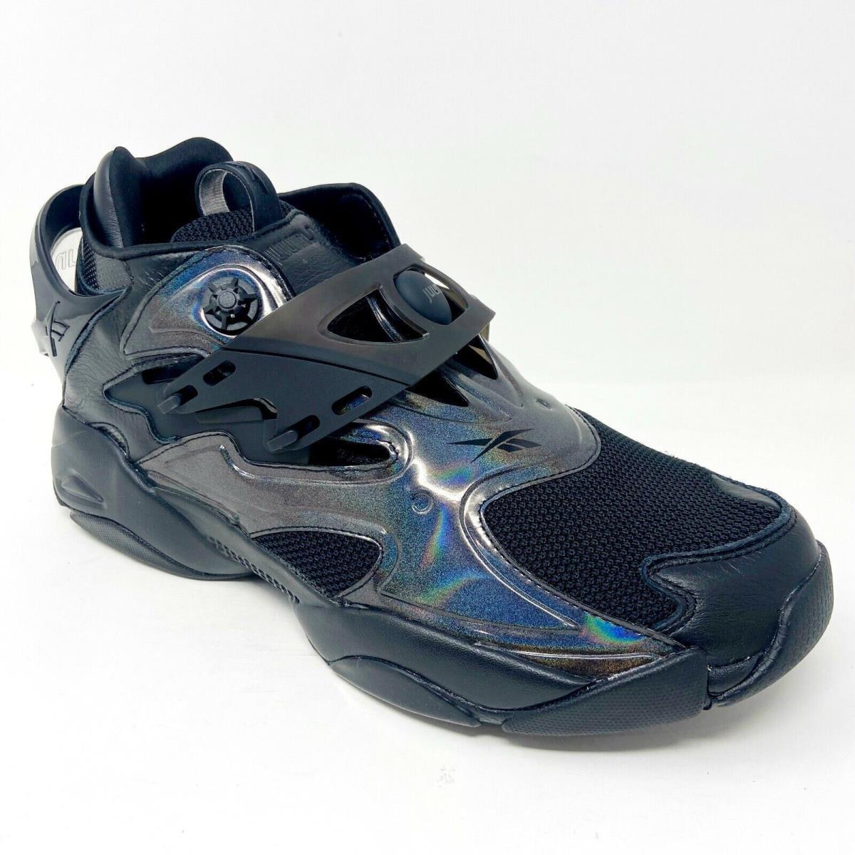 Reebok x Juun J Pump Court Black Metallic Mens Basketball Sneakers FZ3890