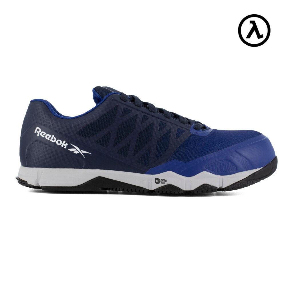 Reebok Speed TR Work Men`s Athletic Shoe Blue/black Boots RB4451 - All Sizes - Blue and Black