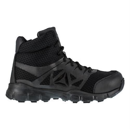 Reebok Mens Black Mesh Work Boots Dauntless Zip Hiker 5