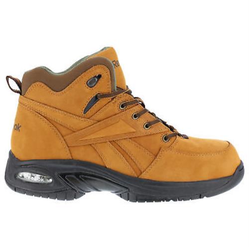 Reebok Mens Golden Tan Leather Hiker Boots Tyak Composite Toe - Golden Tan